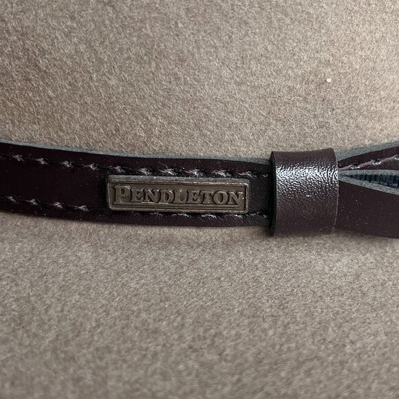 Pendleton Men's Getaway Wool Hat Khaki Brown Size M Fedora Outdoor Classic - Picture 8 of 9